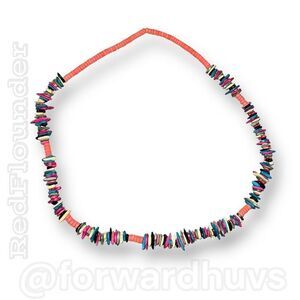 Vibrant Wood Bead Bohemian Necklace